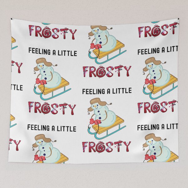 Item preview, Feeling A Little Frosty, Wintertime designed and sold by SportyDogShop.