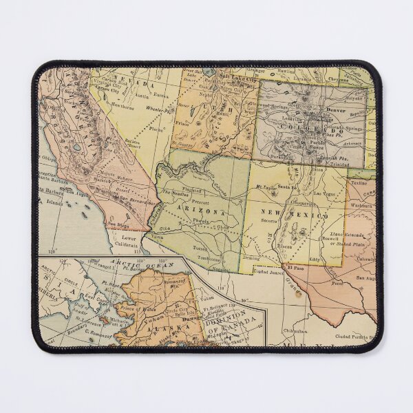 Item preview, Vintage South West USA Map designed and sold by Rainbows Galore.