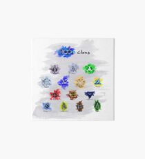 The 100 Clans Art Board