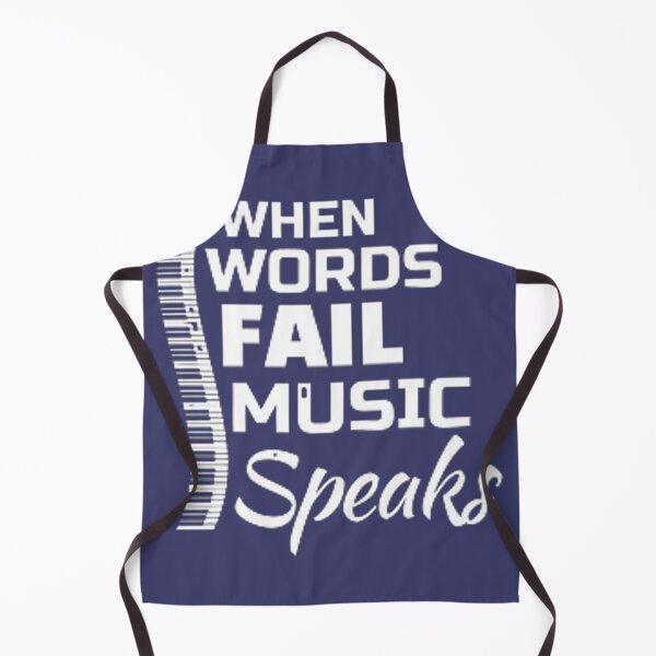 Item preview, WHEN WORDS FAIL MUSIC SPEAKS designed and sold by Marakstore.