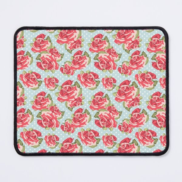 Item preview, English Roses Blue Polka Dots designed and sold by Rainbows Galore.
