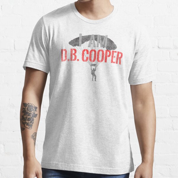 I Am DB Cooper - White Dirty Essential T-Shirt