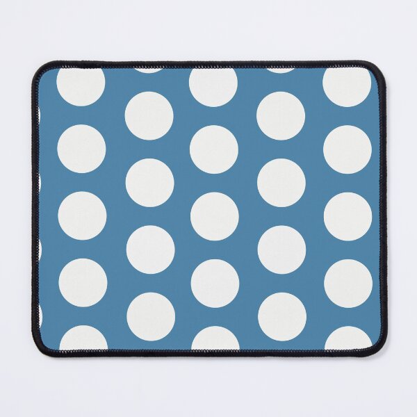 Item preview, Large Polka Dots on Blue designed and sold by Rainbows Galore.