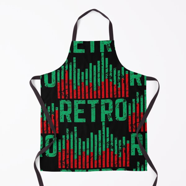 Item preview, Retro Colour Sound Level Bar Green and Red Distressed designed and sold by 133DandC.