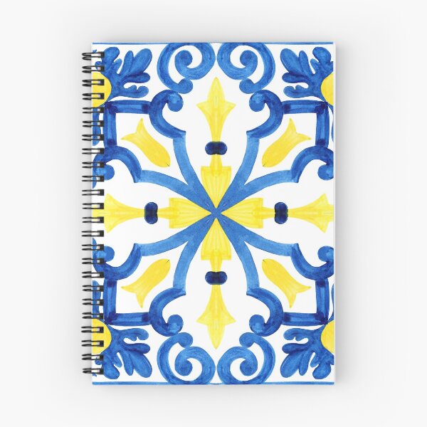 Item preview, YELLOW AND BLUE TILE  designed and sold by Jonsa.