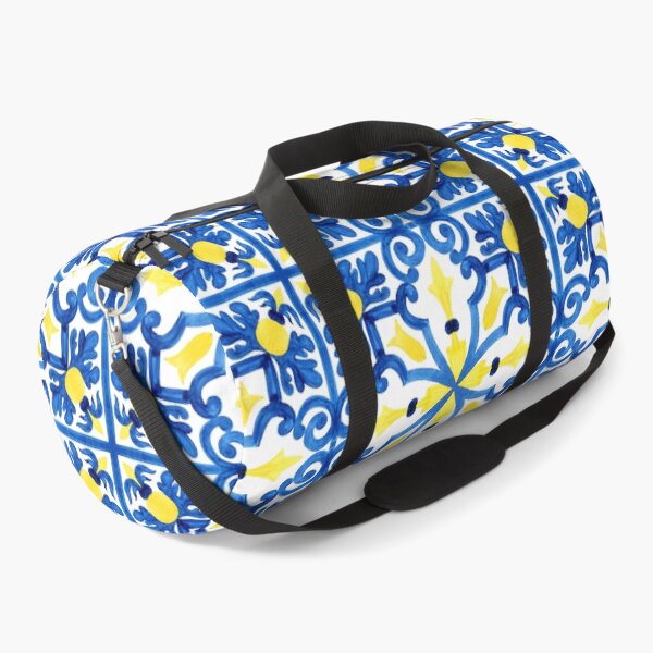 Item preview, YELLOW AND BLUE TILE  designed and sold by Jonsa.