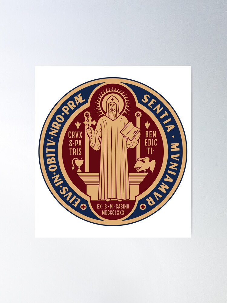 Saint Benedict Medal Poster for Sale by neteor