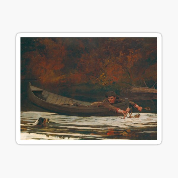 Winslow Homer : Hound Hunter Sticker