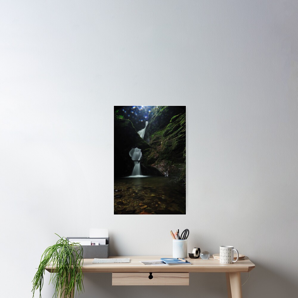 Nectans Glen Waterfall Poster