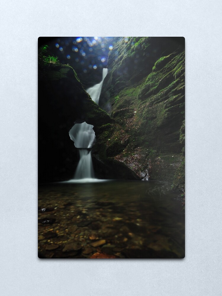 Alternate view of Nectans Glen Waterfall Metal Print