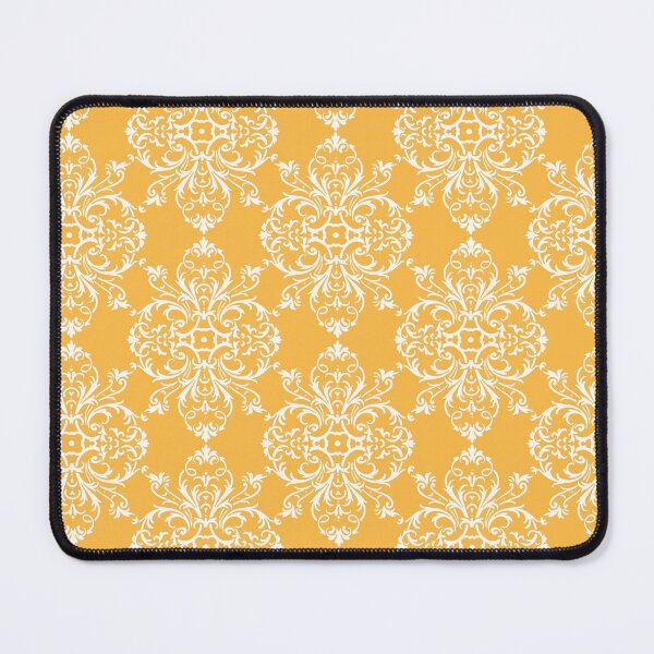 Item preview, Yellow Retro Damask designed and sold by Rainbows Galore.