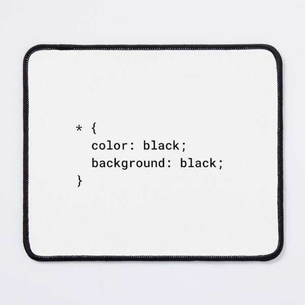 Item preview, CSS - Everything Black (Inverted) designed and sold by developer-gifts.