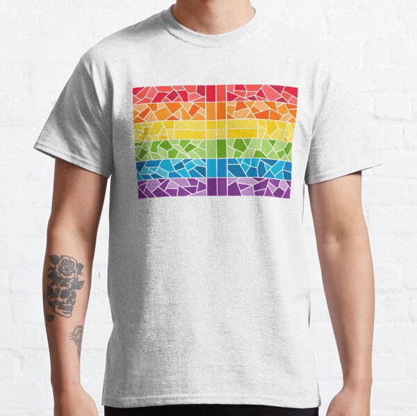 Rainbow Stained Glass Classic T-Shirt