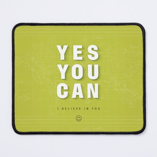 Item preview, Yes You Can Motivational Quote designed and sold by Rainbows Galore.
