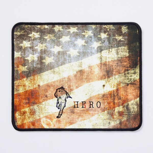 Item preview, Firefighter Hero Grunge designed and sold by Rainbows Galore.