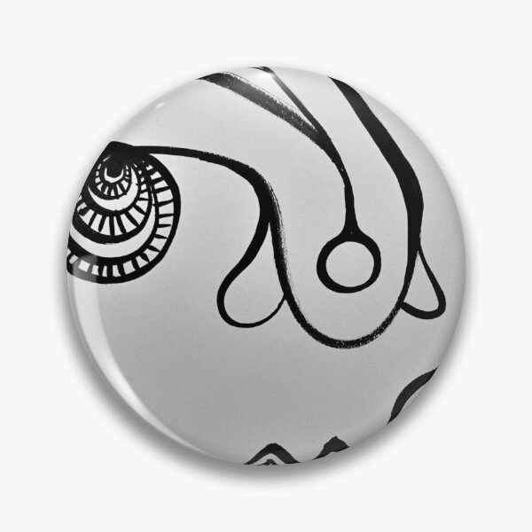 Item preview, Abstract Black and White Face designed and sold by Heather Labbe.