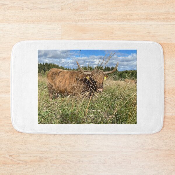 Item preview, Scottish Highland Cattle Cow in tall grass 2971 designed and sold by SaarelaHighland.