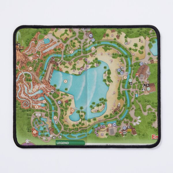 Item preview, Typhoon Lagoon Map	 designed and sold by Rainbows Galore.