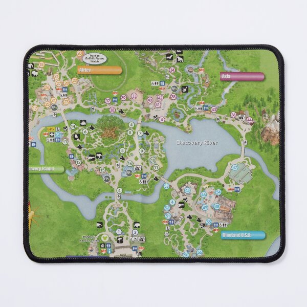 Item preview, Animal Kingdom Map designed and sold by Rainbows Galore.