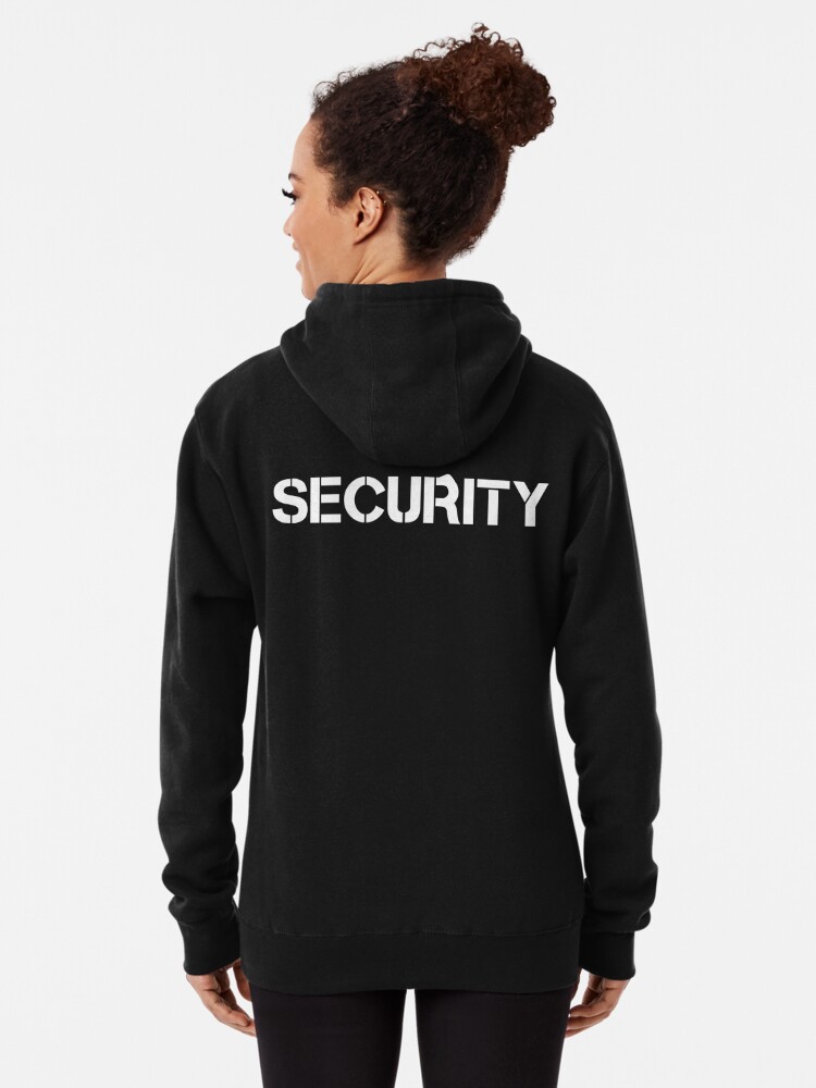 Black 2024 security hoodie