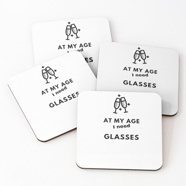 Item preview, At My Age I Need Glasses  designed and sold by marianna cotaru.