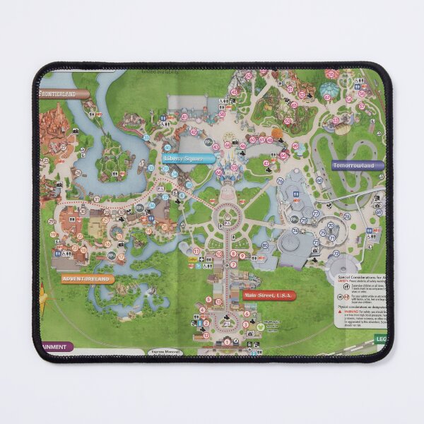 Item preview, Magic Kingdom Map designed and sold by Rainbows Galore.
