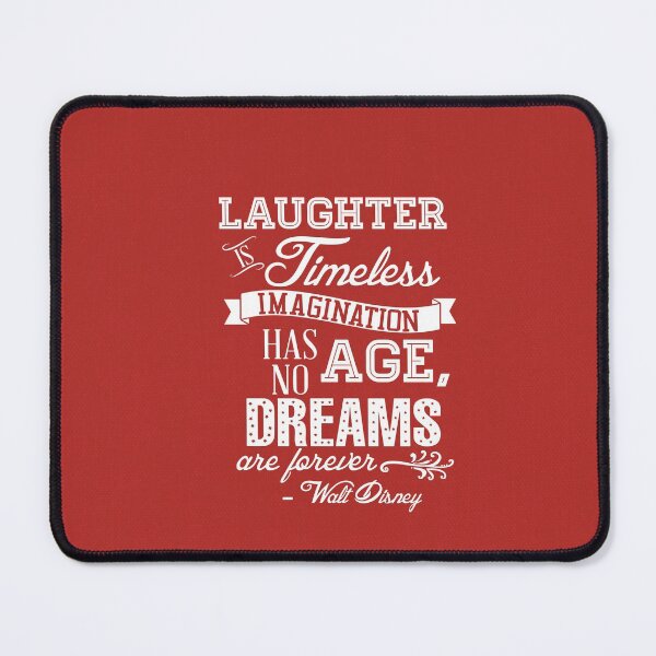 Artikelvorschau, Lachen ist zeitloses Zitat in Lightning McQueen Red entworfen und verkauft von Rainbows Galore.
