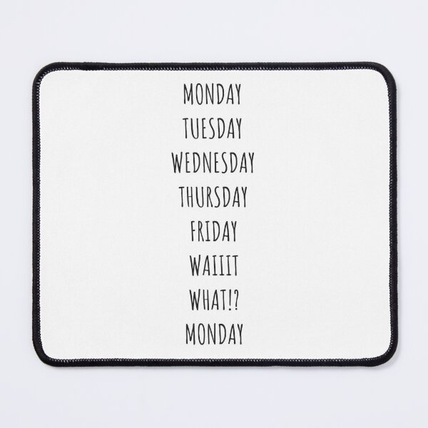 Item preview, Days of week typography designed and sold by Vansh Arora.