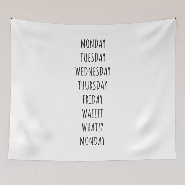 Item preview, Days of week typography designed and sold by Vansh Arora.