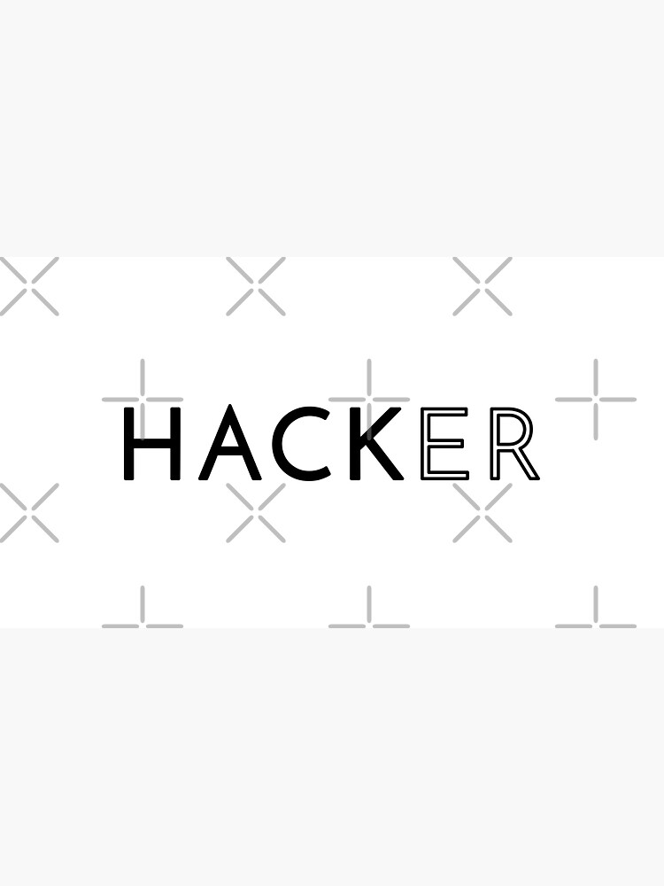 Hacker (Inverted) by developer-gifts
