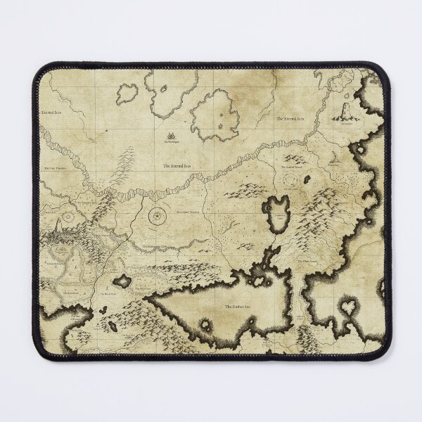 Item preview, Fantasy map illustration - Old parchment designed and sold by zachholmbergart.