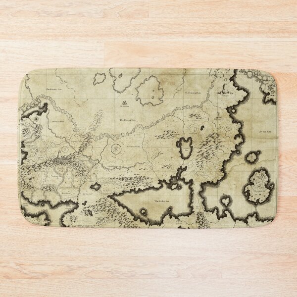Item preview, Fantasy map illustration - Old parchment designed and sold by zachholmbergart.