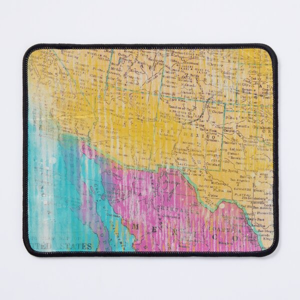 Item preview, Painted California Map Artistic designed and sold by Rainbows Galore.