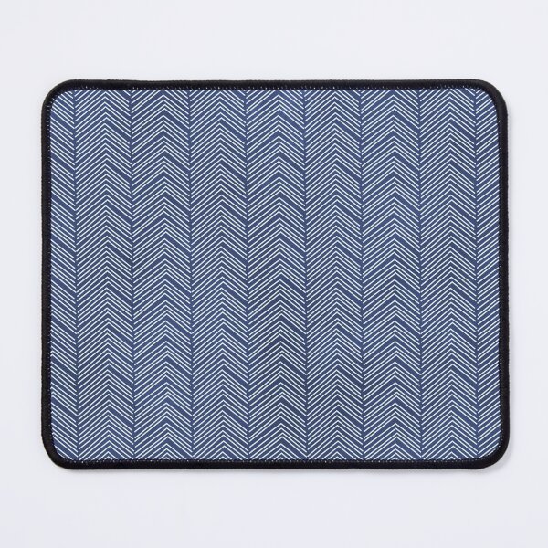 Item preview, Herringbone Blue designed and sold by Rainbows Galore.