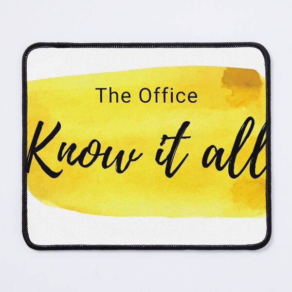 Item preview, The office know it all designed and sold by shyflamingo.