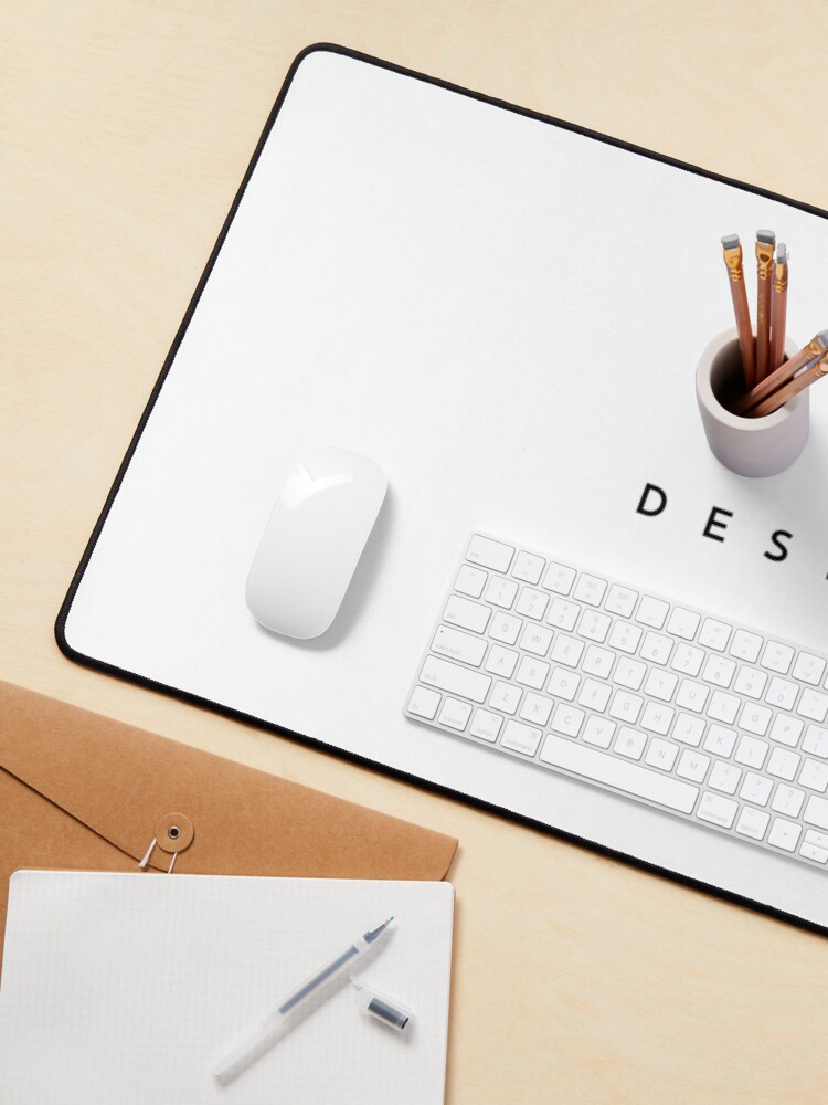 Alternate view of Design (minimal) (Inverted) Mouse Pad