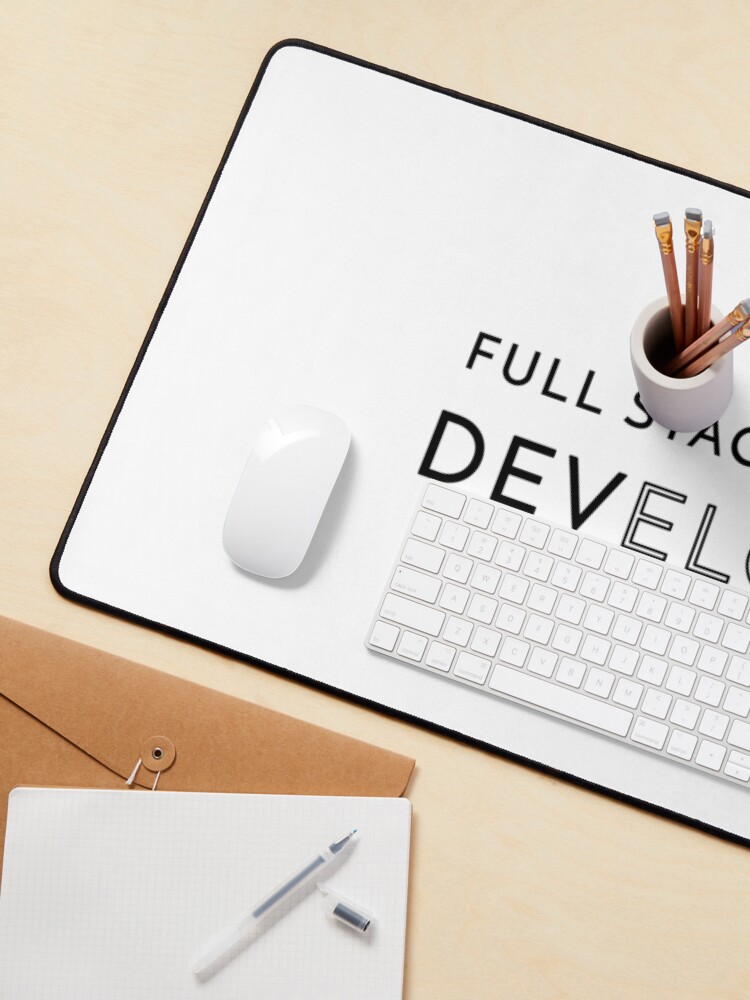 Alternate view of Full Stack Developer (Inverted) Mouse Pad