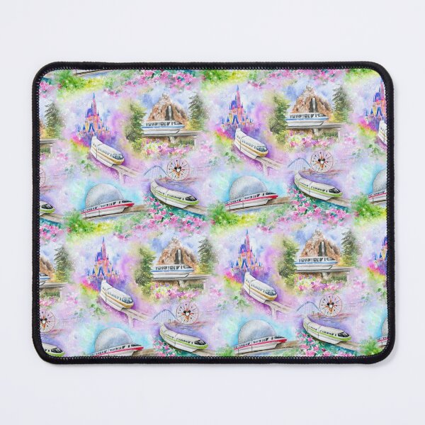 Item preview, Watercolor WDW Monorail designed and sold by Rainbows Galore.