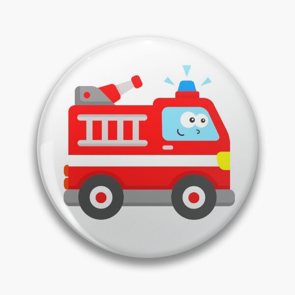 Item preview, Fire Engine Cute Firefighter Vehicle designed and sold by samshirts.
