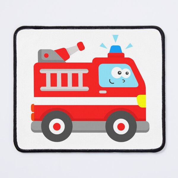 Item preview, Fire Engine Cute Firefighter Vehicle designed and sold by samshirts.