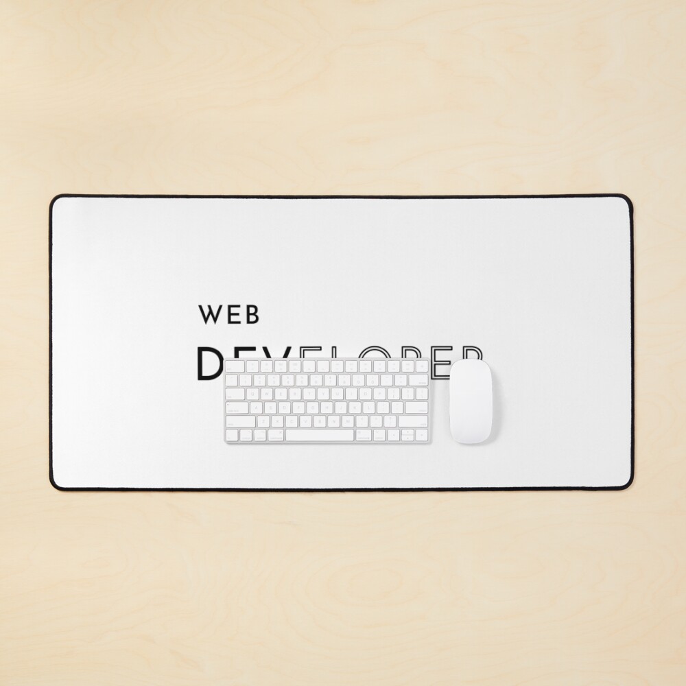 Web Developer (Inverted) Mouse Pad