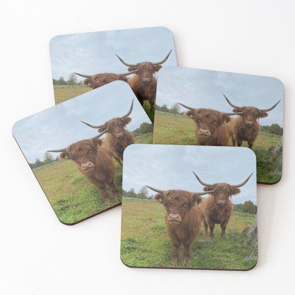 Item preview, Scottish Highland Cattle Cow and Calf 2983 designed and sold by SaarelaHighland.
