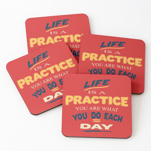 Item preview, Motivational Sports Quote Life Is A Practice designed and sold by Milizabeth.