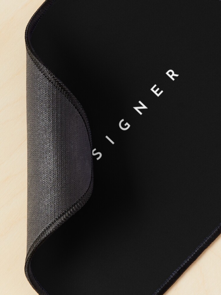 Alternate view of Designer (minimal) Mouse Pad