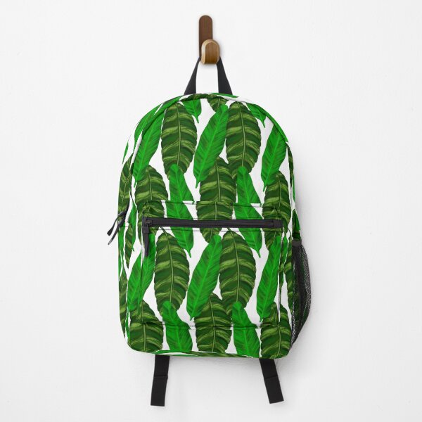 Item preview, Beautiful big green tropical leaves leaf plant plants pattern designed and sold by Trenddesigns24.