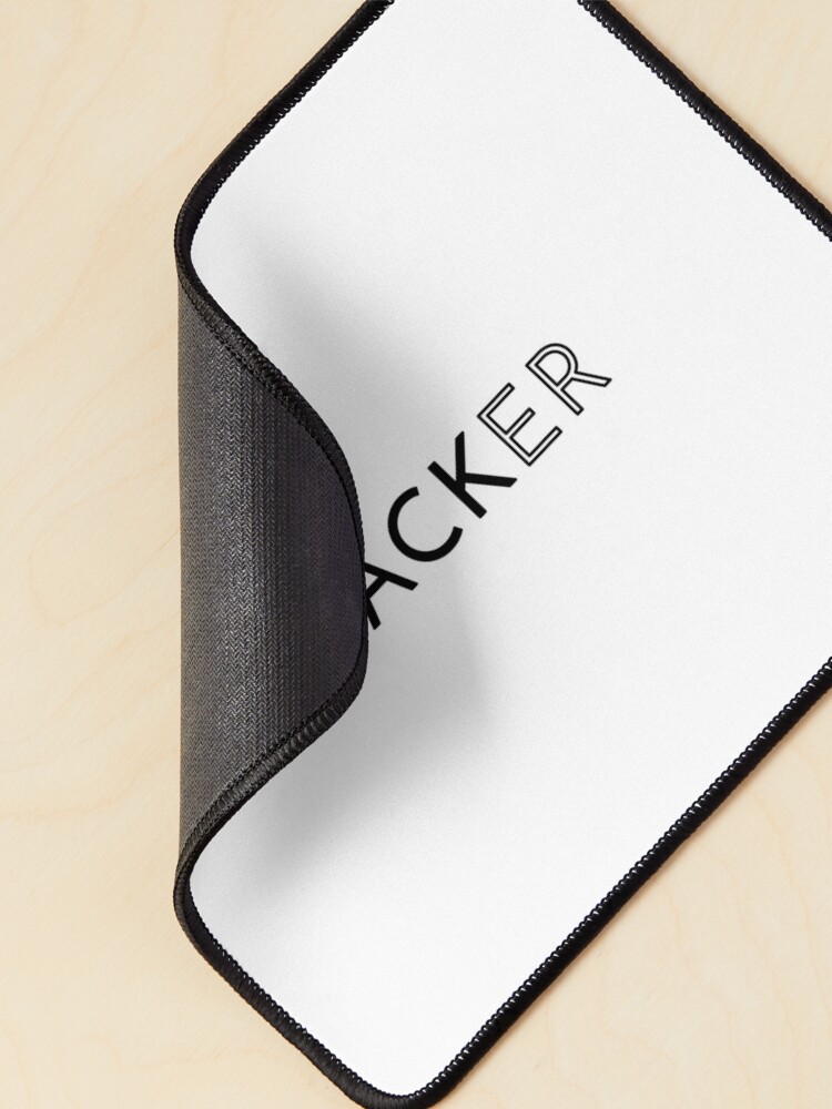 Alternate view of Hacker (Inverted) Mouse Pad