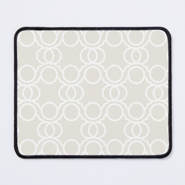 Item preview, Light Beige and White Geometric Circle Pattern Pairs Sherwin Williams 2022 Popular Color Alabaster SW 7008 - Colour Trends - Trending Hue  designed and sold by ColorOfTheYears.