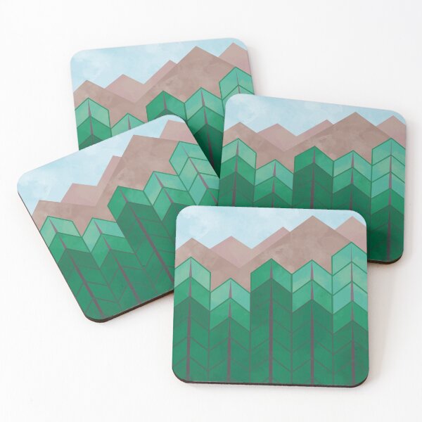 Item preview, Art Deco Forest Landscape designed and sold by lbosticdesigns.