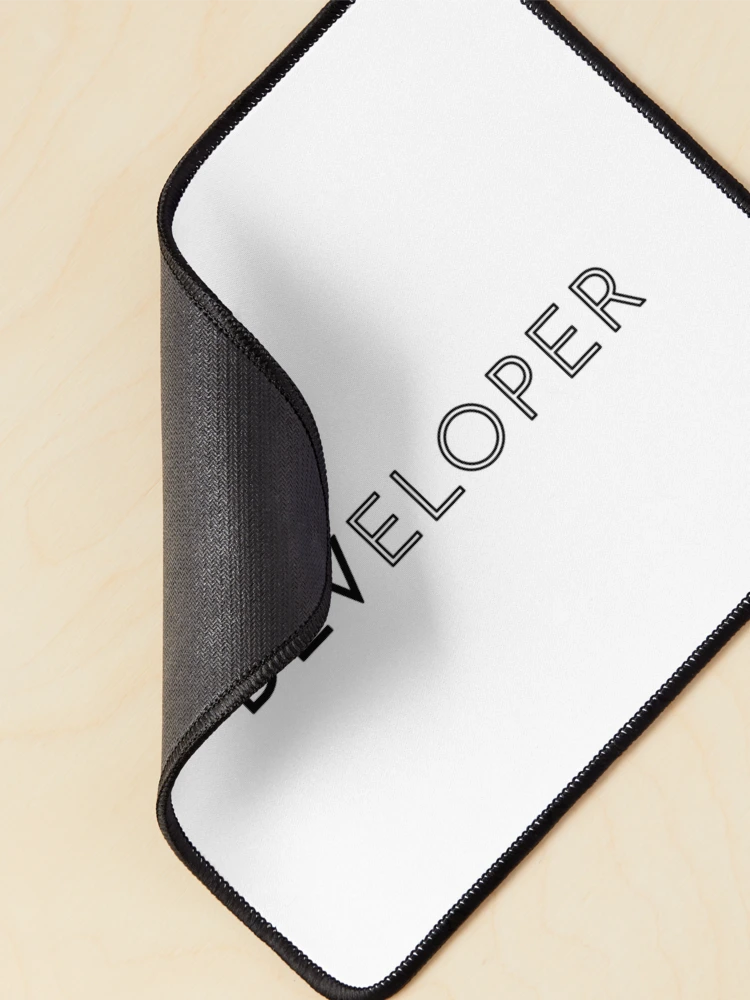 Thumbnail 2 of 5, Mouse Pad, Web Developer (Inverted) designed and sold by developer-gifts.