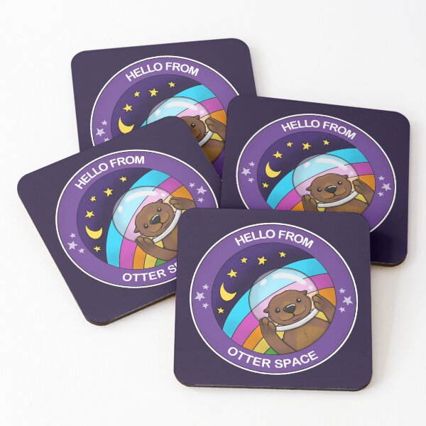 Item preview, Hello from Otter Space designed and sold by Critter Droppings.